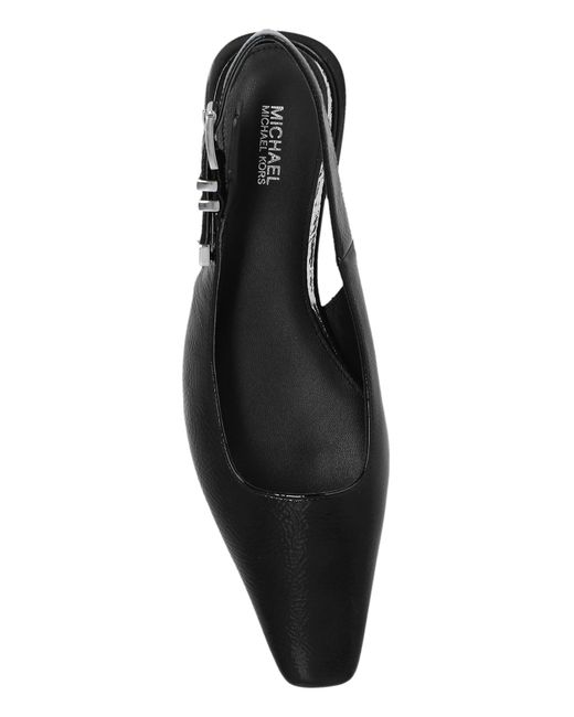 michael kors black leather boots