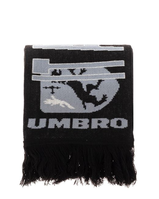 Umbro Black Logo Scarf for men
