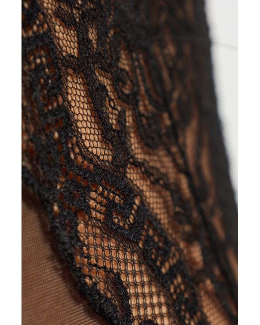 Versace Blue Lace Bodysuit