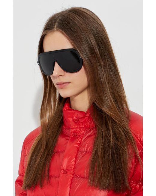 Moncler Gray "Sunsette" Sunglasses