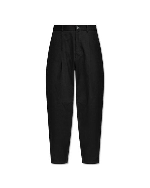 Moschino Black Wide-Leg Trousers for men