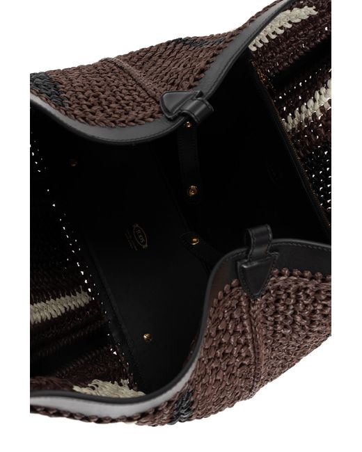 Tod's Black Shopper Type Bag