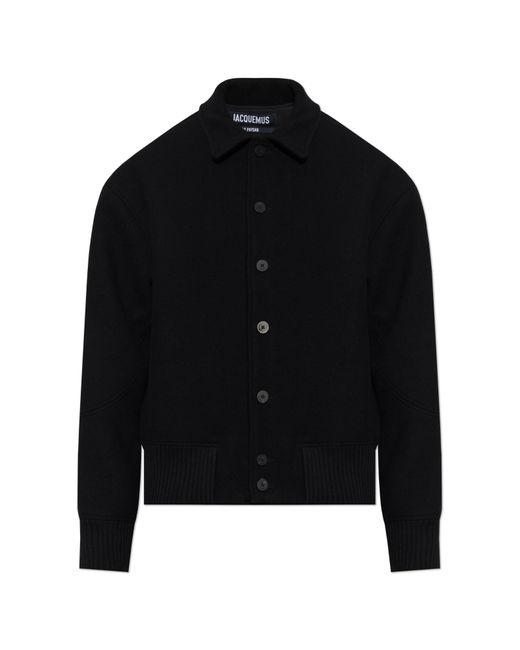 Jacquemus Black Wool Jacket for men