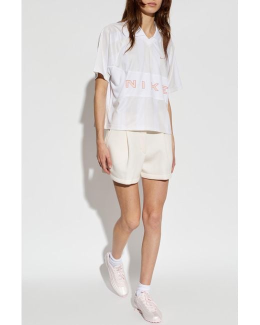 Nike White T-Shirt With Logo