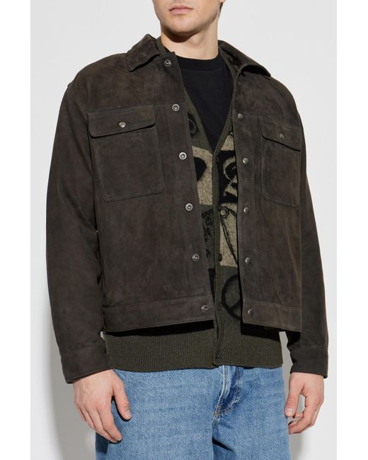AllSaints Black 'Shelton' Jacket for men