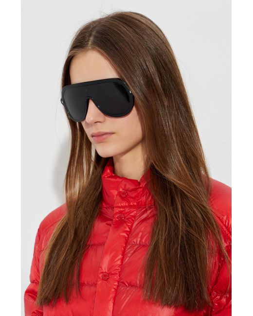Moncler Gray "Sunsette" Sunglasses