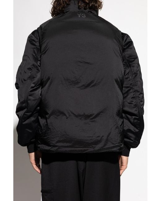 Y-3 Black "Bomber" Type Jacket for men