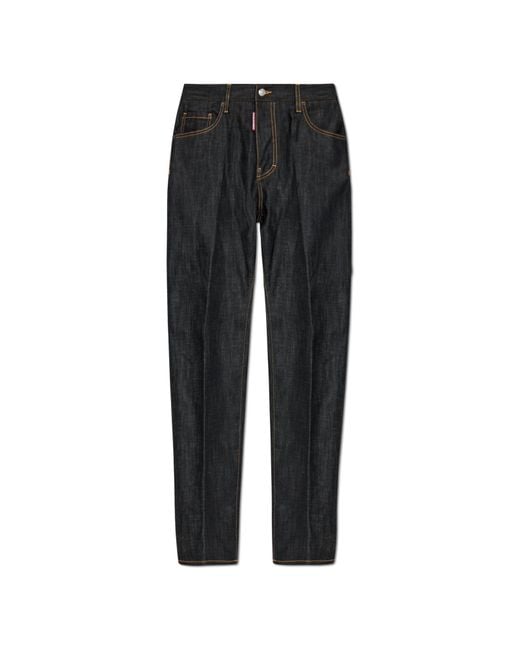 DSquared² Black Jeans '642' for men