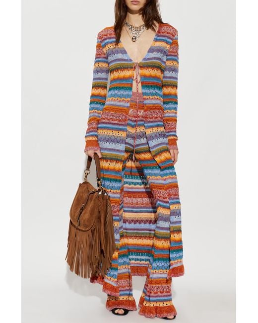 Etro White Long Cardigan