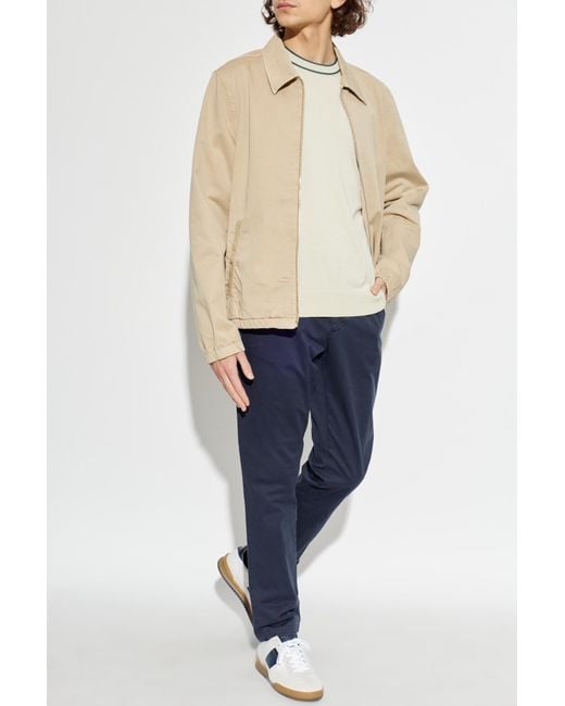 Paul Smith Blue Tapered Leg Trousers for men