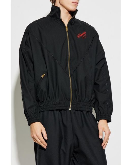 Willy Chavarria Black Wool Jacket 'Ruff Rider' for men