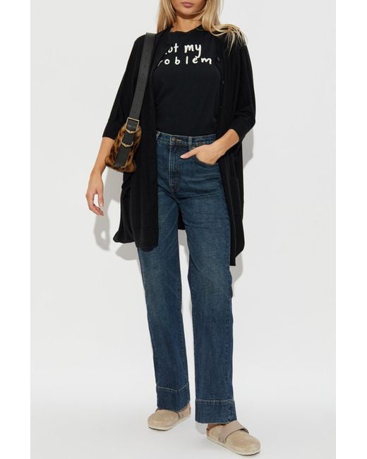 R13 Blue Straight-Leg Jeans