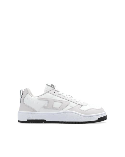 DIESEL White Sports Shoes 'S-Ukiyo V2 Low'