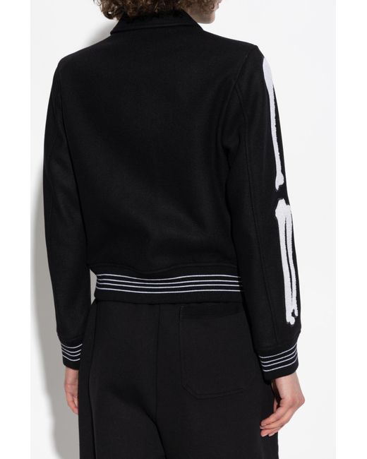 Amiri Black Jacket With Logo