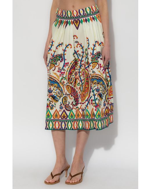 Etro Multicolor Patterned Skirt