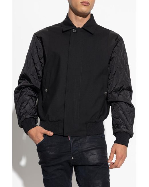 DSquared² Black Wool Jacket for men