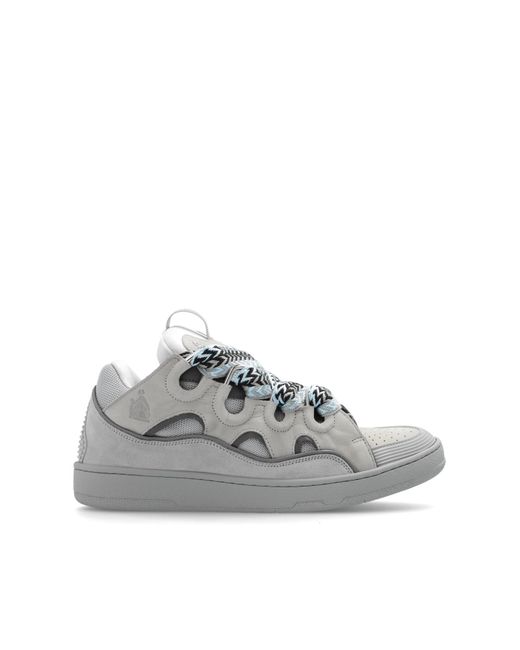 Lanvin Gray 'curb' Sneakers