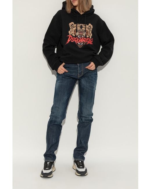 DSquared² Black Sport Shoes Sprinter