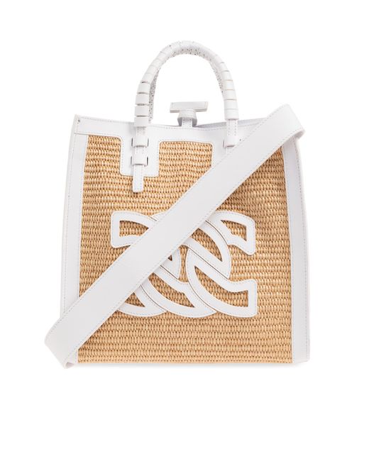 Casadei White Beaurivage Shopper Bag