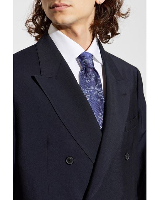 Etro Blue Silk Tie for men
