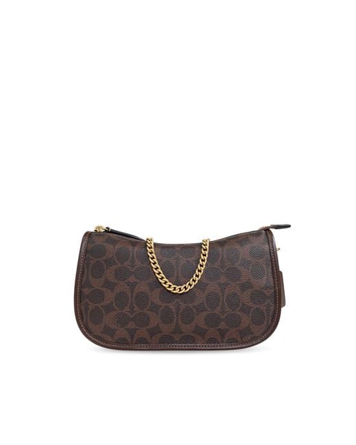COACH Brown 'Waverly' Shoulder Bag