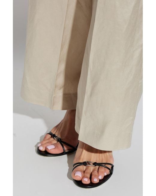 AllSaints Black Heeled Sandals 'Ali'