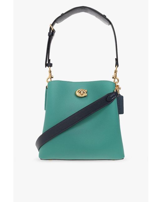 COACH 'willow' Shoulder Bag in Green Lyst
