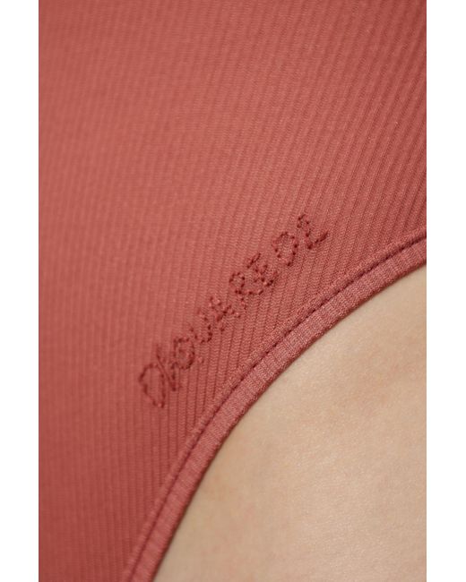 DSquared² Red Bodysuit With Straps