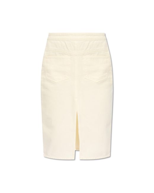 The Mannei White 'malmo' Skirt,