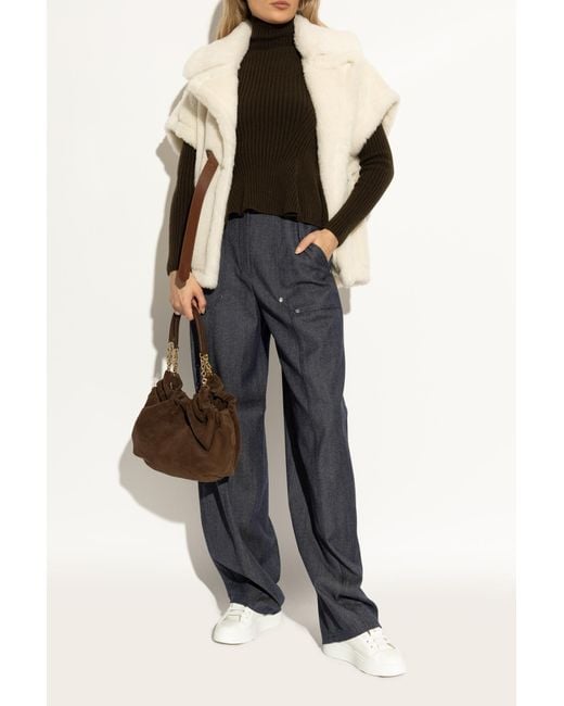 Max Mara White 'Maxiv' Sports Shoes