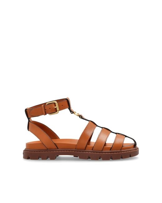 COACH Natural Sandals Sclupt