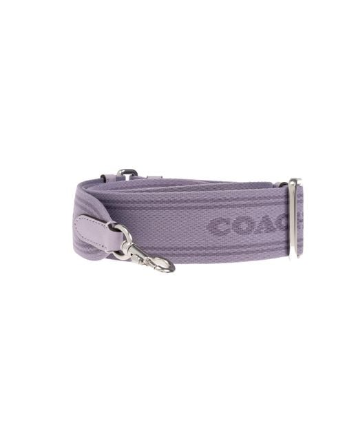 COACH Purple Shoulder Bag With Logo, for men