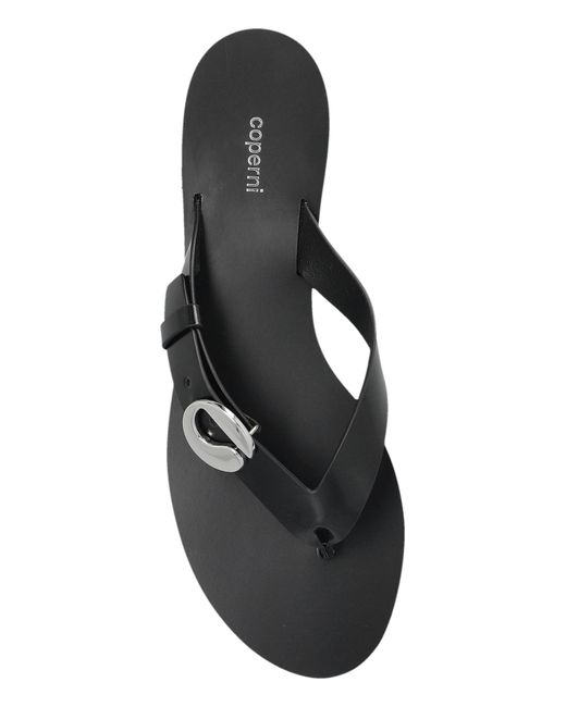 Coperni Black Leather Slides