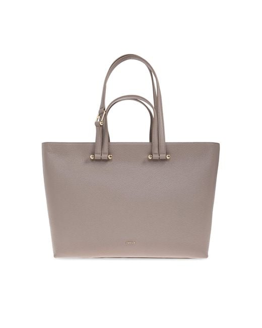 Furla Blue "Duetto Large" Shopper Bag