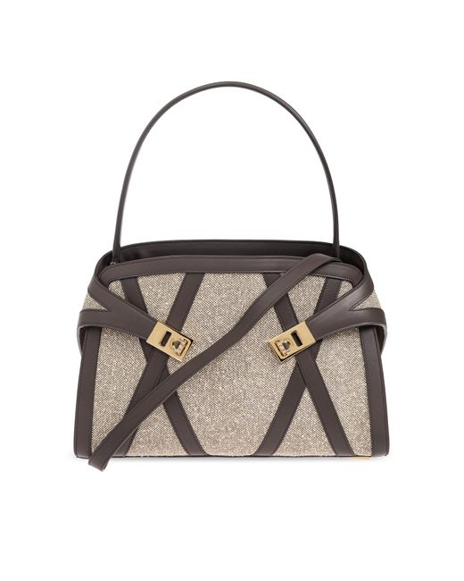 Ferragamo Natural Handbag `hug`,