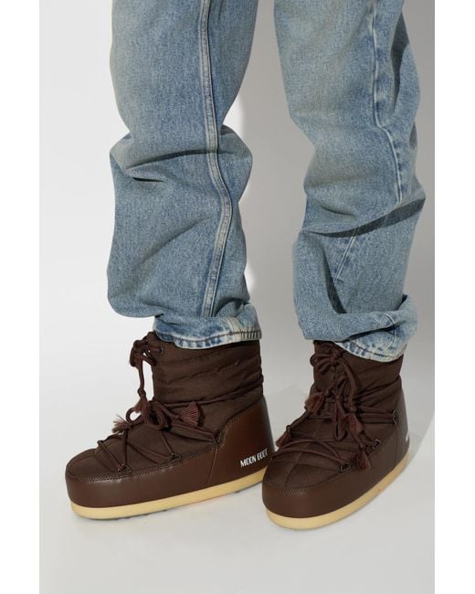 Moon Boot Brown Snow Boots 'Mb Evx Light Nylon'