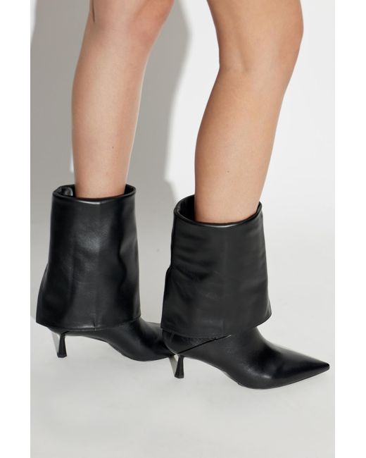 AllSaints Black 'Odyssey' Heeled Ankle Boots