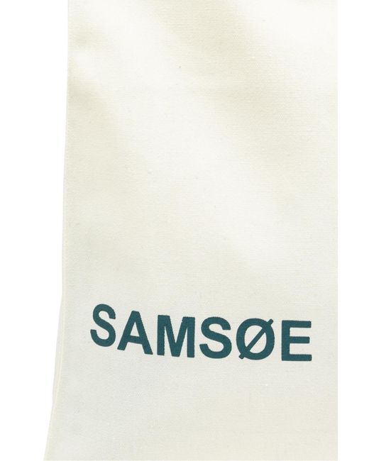 Samsøe & Samsøe White 'luca' Shopper Bag, for men