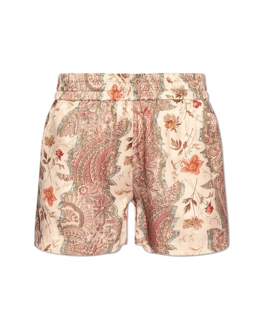 AllSaints Pink 'charli' Shorts,