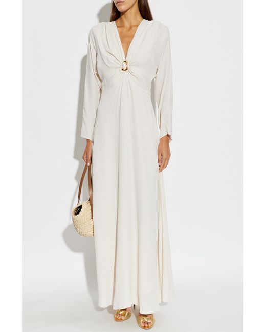 Forte_forte White Long Sleeve Dress