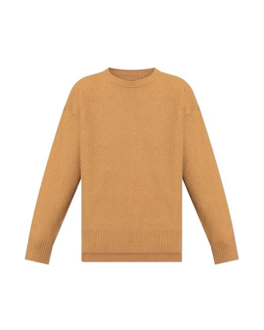 Jil Sander White Wool Sweater for men