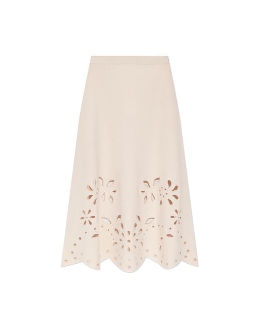 Ulla Johnson White Skirt 'Grace'