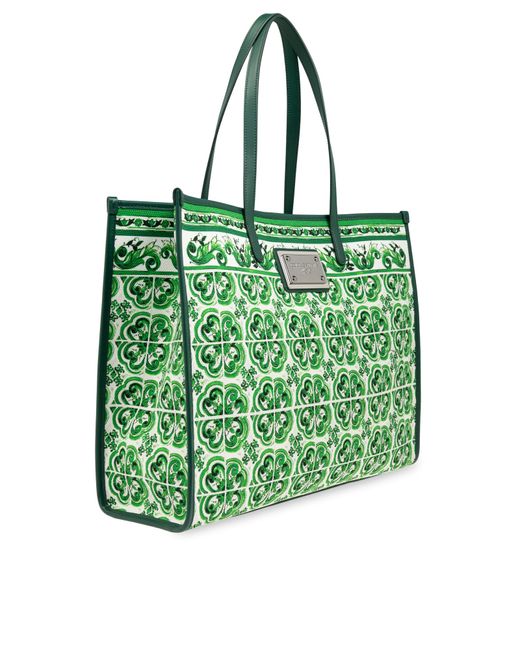 Dolce & Gabbana Green Bag Type Shopper for men