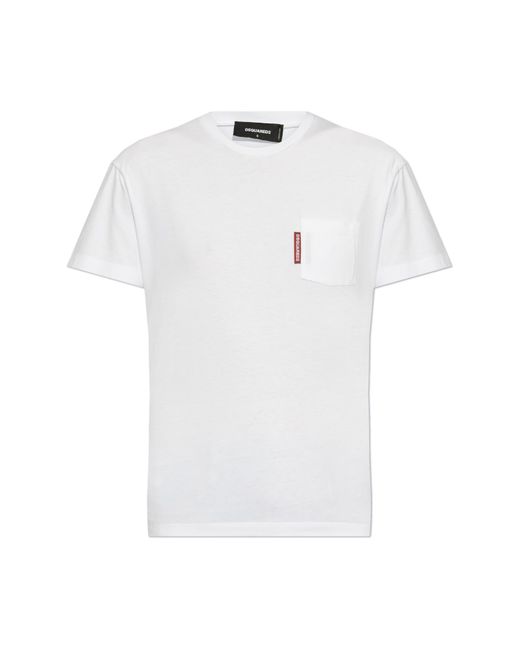 DSquared² White T-shirt With Print,