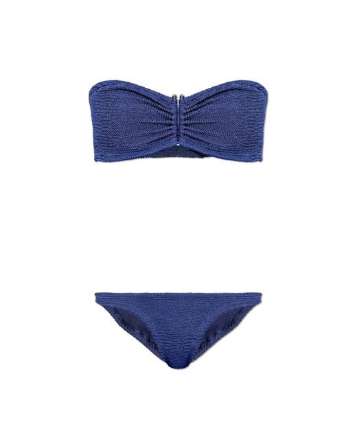 Paramidonna Blue Two-Piece Swimsuit "Frida"