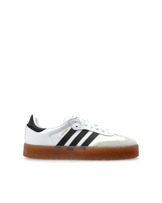 Adidas Originals White 'Sambae' Sports Shoes for men