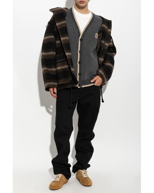 Isabel Marant Black Insulated Jacket "Kiril" for men