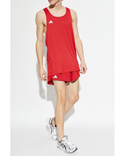 Adidas Originals Red Shorts From The Adizero Collection for men