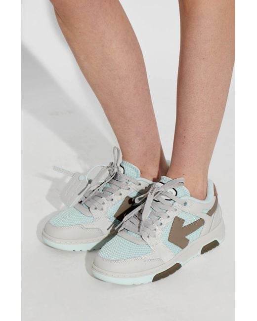 Off-White c/o Virgil Abloh Gray 'Slim Out Of Office' Sports Shoes