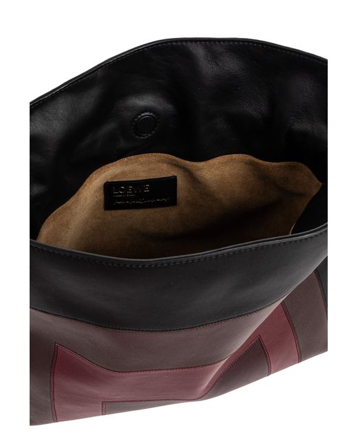 Loewe White Shoulder Bag "Flamenco"